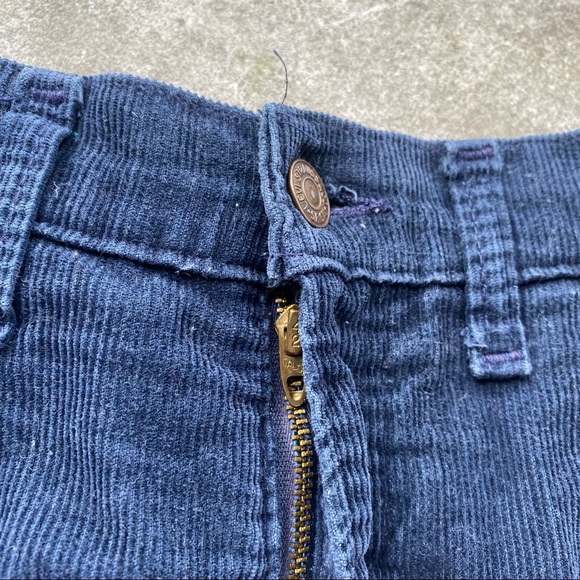 Vintage 70s Levis White Tabs Corduroy Pants - Picture 4 of 6